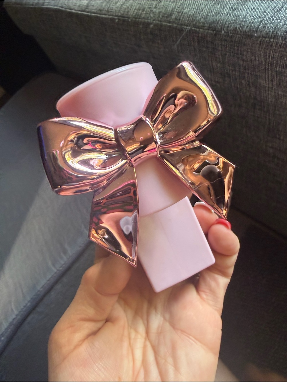 Pink Bow Accent Women's Fashion Accessory